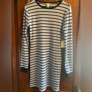 Forever 21 mini blue stretchy dress